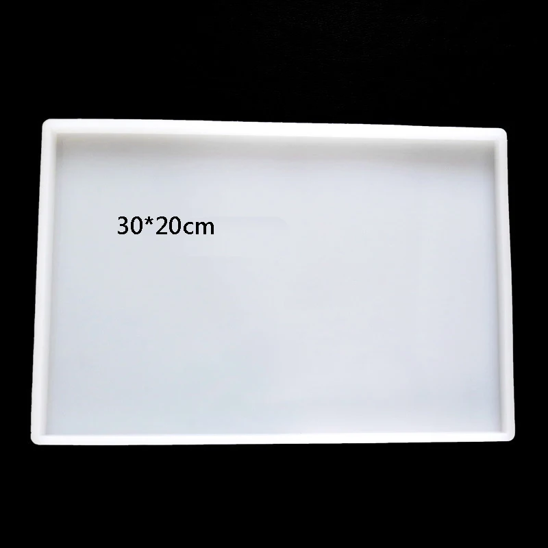 Super Big Rectangle Square Coaster Silicone Mold Large Fluid Arts Coaster Making Epoxy Resin Mold Crafts Make Your Own Coaster
