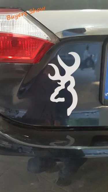 Browning Whitetail Deer Buck Hunting Doe Country Window Sticker Vinyl Decal Decoration