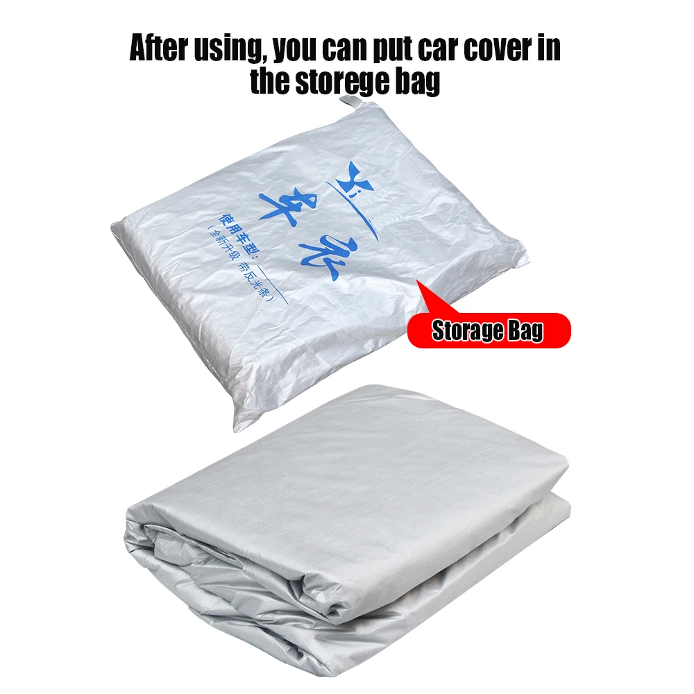Car Cover Auto Outdoor Anti-UV Sun Shade Rain Snow Resistant Cover Dustproof For Audi A3 S3