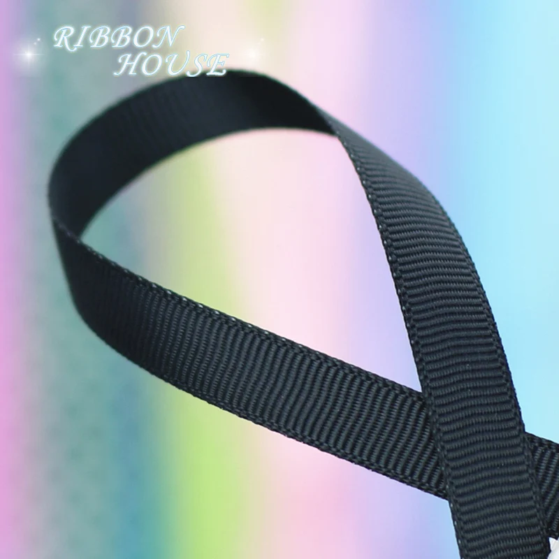 (25 Yards/roll) 10mm Width Grosgrain Ribbon Wholesale Gift Wrapping Decoration Ribbons Lace Fabric Handmade DIY