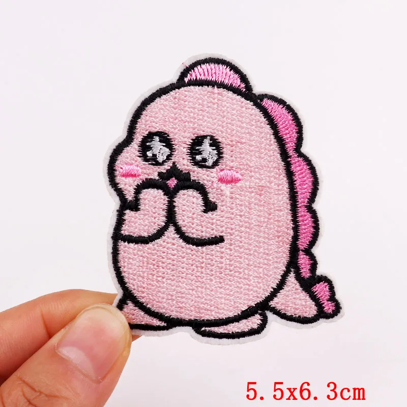 Mushroom Applique Embroidered Patches On Kids Clothes DIY Iron On Patches Cartoon Patches For Clothing Stickers Animal Badges