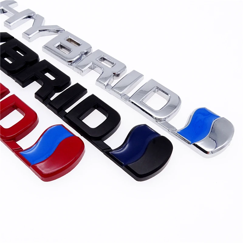 3 Styles Car Decoration for Toyota Prius Camry Crown Auris Rav4 3D HYBRID Car Logo Stickers Refitting Metal Emblem Badge Decal