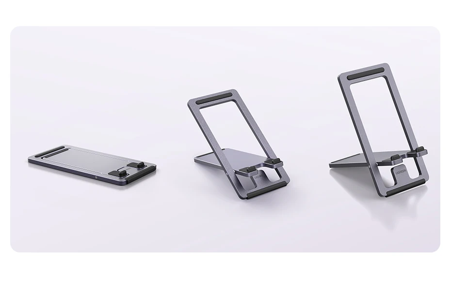 【New-in Sale】UGREEN Phone Holder Aluminum Desk Phone Stand For iPhone 16 15 14 Pro Xiaomi Samsung Mobile Phone Support Tablet
