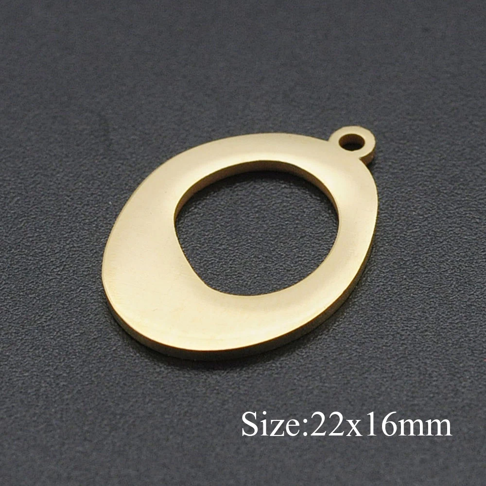 10pcs/lot 316 Stainless Steel Heart Geometric DIY Earring Charm Connector Wholesale Top Quality Findings Accpet OEM Order