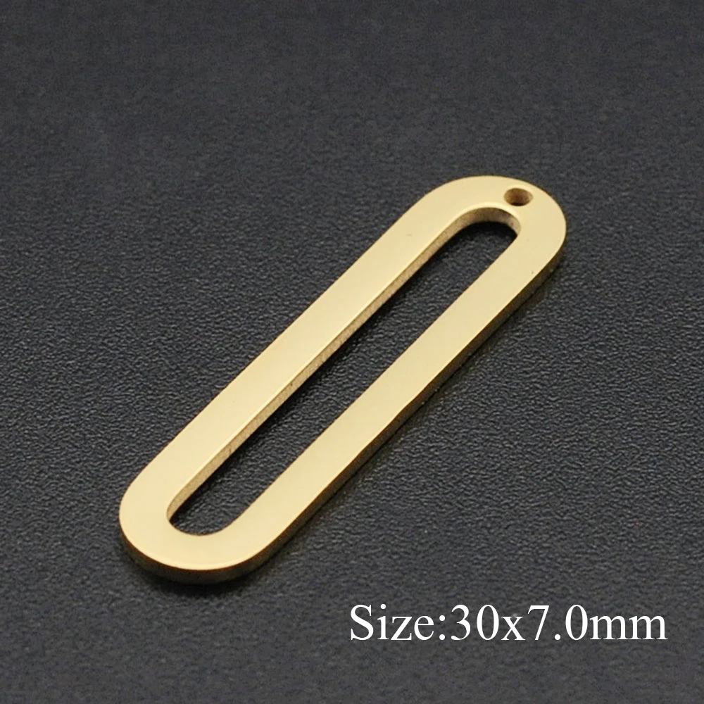 10pcs/lot 316 Stainless Steel Heart Geometric DIY Earring Charm Connector Wholesale Top Quality Findings Accpet OEM Order