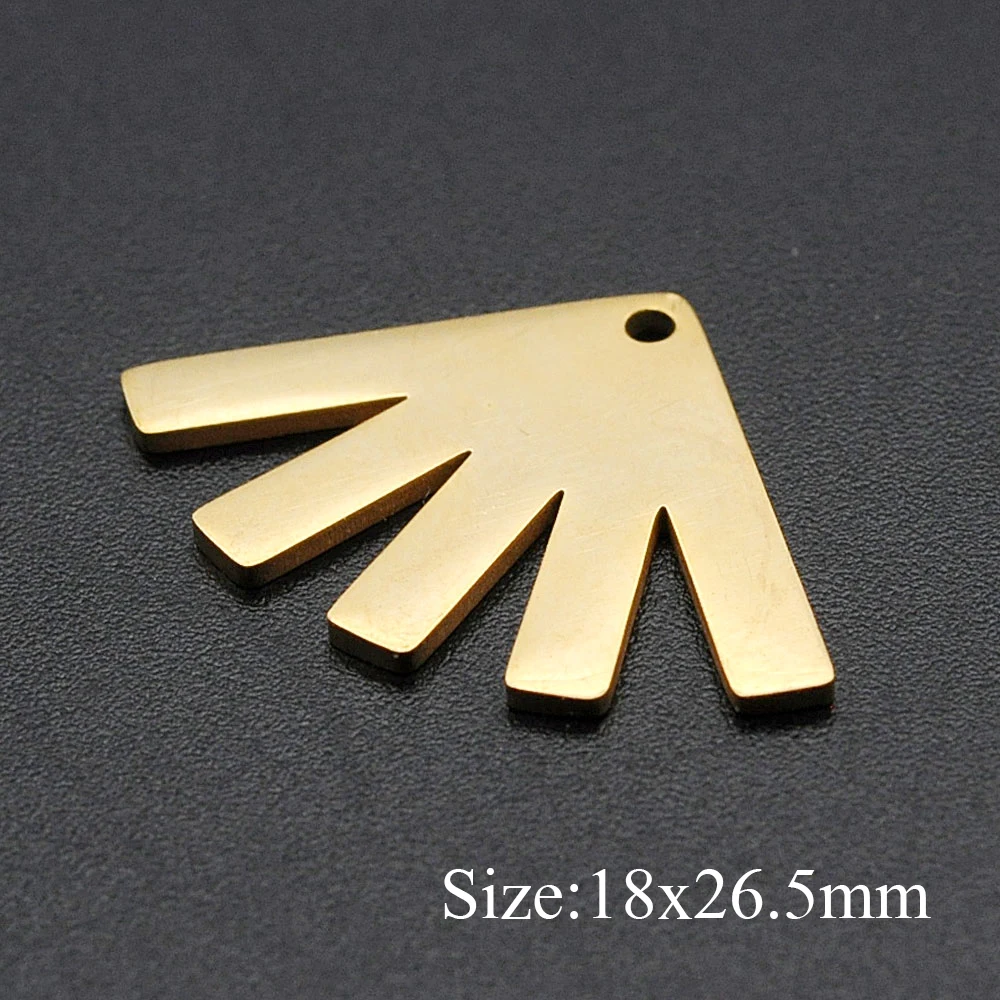 10pcs/lot 316 Stainless Steel Heart Geometric DIY Earring Charm Connector Wholesale Top Quality Findings Accpet OEM Order