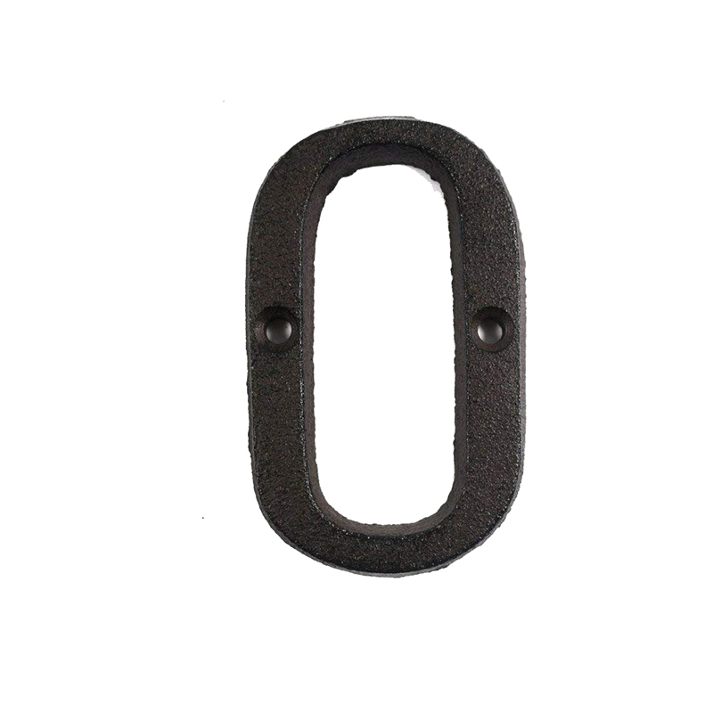 Metal Letters Numbers Cast Iron Decoration House Sign Doorplate DIY Cafe Wall CLH@8