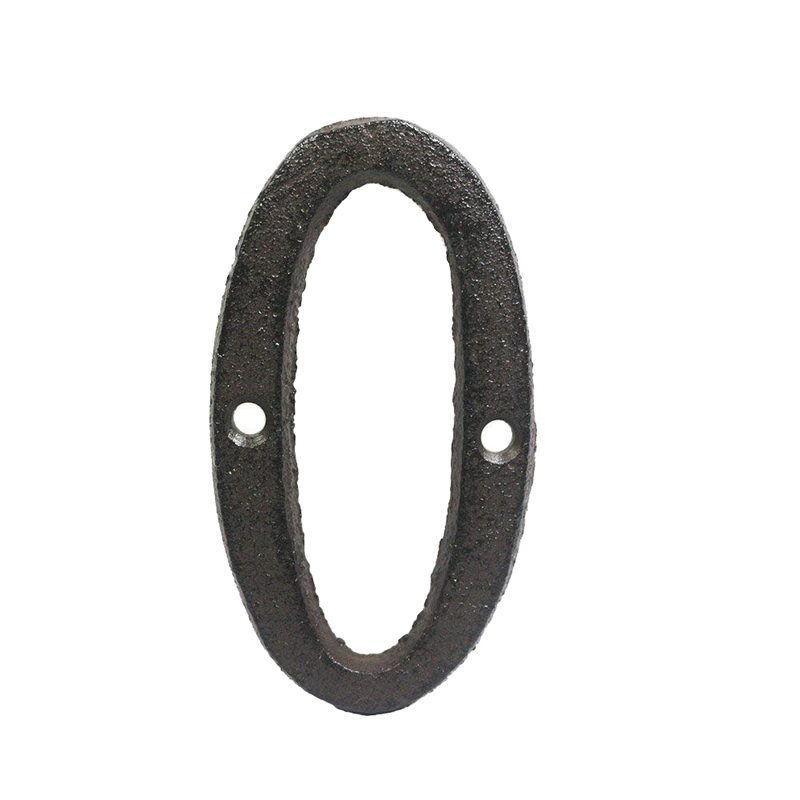 Metal Letters Numbers Cast Iron Decoration House Sign Doorplate DIY Cafe Wall CLH@8