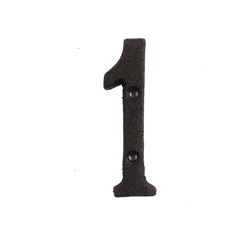 Metal Letters Numbers Cast Iron Decoration House Sign Doorplate DIY Cafe Wall CLH@8