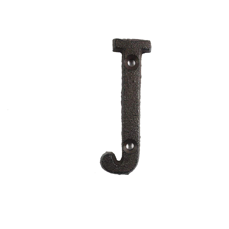Metal Letters Numbers Cast Iron Decoration House Sign Doorplate DIY Cafe Wall CLH@8