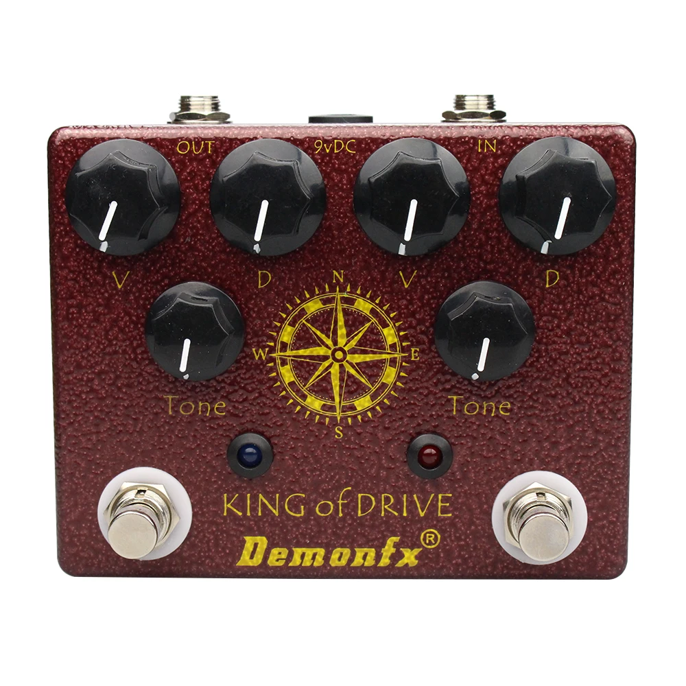 Demonfx AT-DS Freedman BE-ODX Guitar Effect Pedal Overdrive Distortion Delay CHorus AUTOWAH Pedal