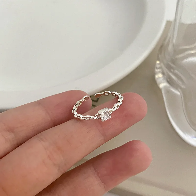 VENTFILLE 925 Sterling Silver Ring for Women Girl Gift Flower Bow Love Combination Ins Niche Jewelry Dropship Wholesale