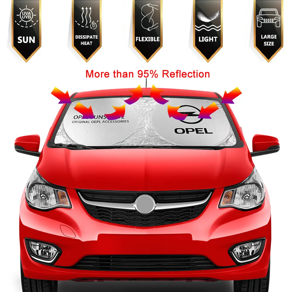 For Opel Zafira Tourer Corsa Combo OPC Grandland X astra j Vectra insignia Mokka crossland Meriva Adam Car Windshield Sunshades