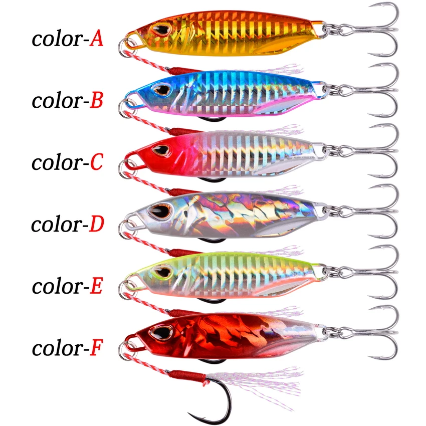 Metal Jigs 10g 15g 20g 30g 40g Fishing Jigging Lure Spoon Spinnerbait Metal Bait Bass Tuna Fishing Lures Jig Minnow Pesca Tackle