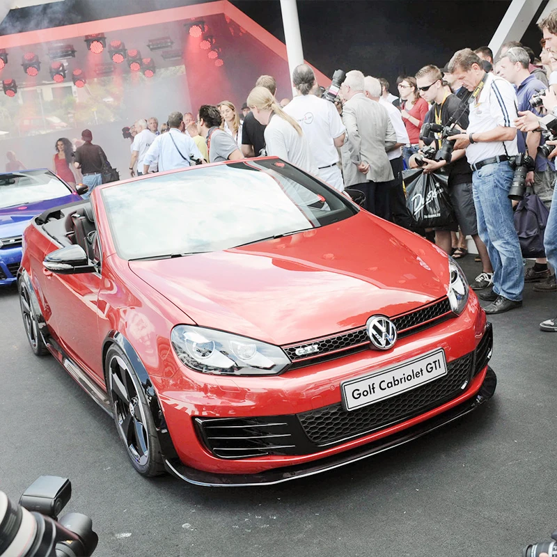 For VW Volkswagen Golf 6 MK6 VI GTI R R20 ABS Fog Lamps Shade Car Front Fog Light Hoods Eyebrow Eye Wind Knife Cover Trim