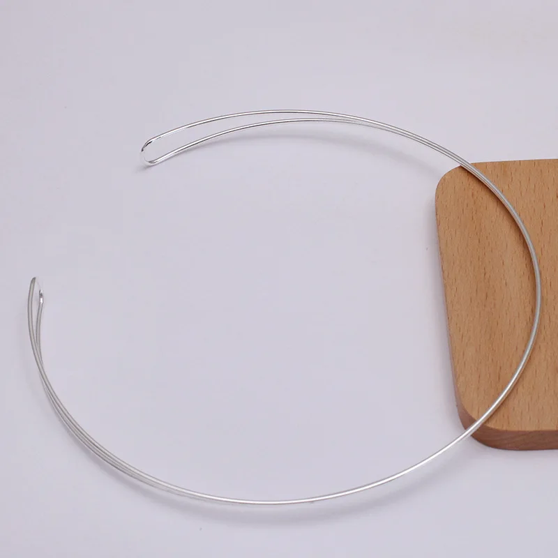 3pcs 5pcs 140mm Metal Hairband Headdress Hairwear Head Hair Bands Head Hoop Base Setting Jewelry Components DIY Wedding