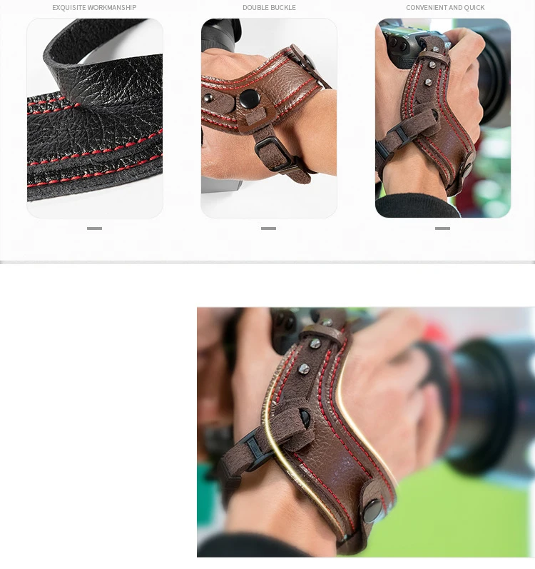Mirrorless Camera Hand Grip Strap for Canon EOS R5 R6 R RP M5 M6 M50 II for Nikon Z6II Z7II Z6 Z7 Z50 for Fujifilm Fuji XS10 XT4