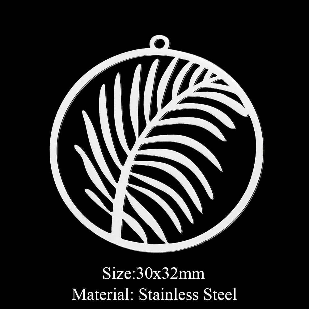 10pcs 316 Stainless Steel Sunflower Lotus Charm Pendants for DIY Jewelry Making Flower Tassel Charms Wholesale Necklaces Accesso