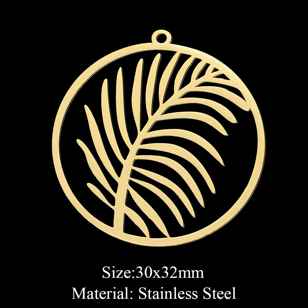10pcs 316 Stainless Steel Sunflower Lotus Charm Pendants for DIY Jewelry Making Flower Tassel Charms Wholesale Necklaces Accesso