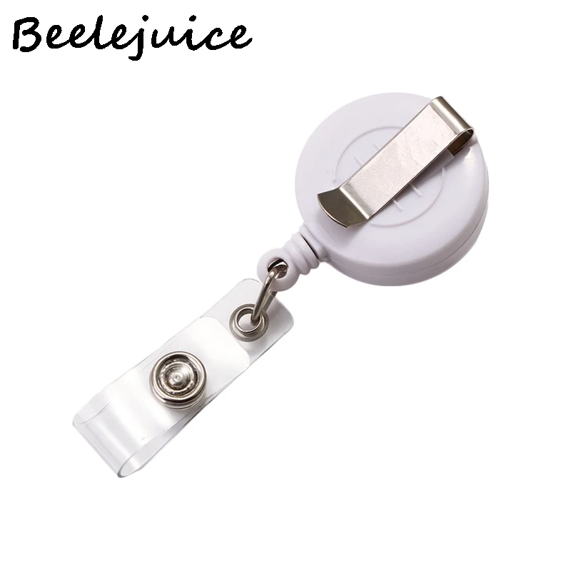 Pink Cherry blossoms Retractable Badge Reel Lanyard Nurse ID Business Credit Card Work Card Office Student Clips Card Cover Bag