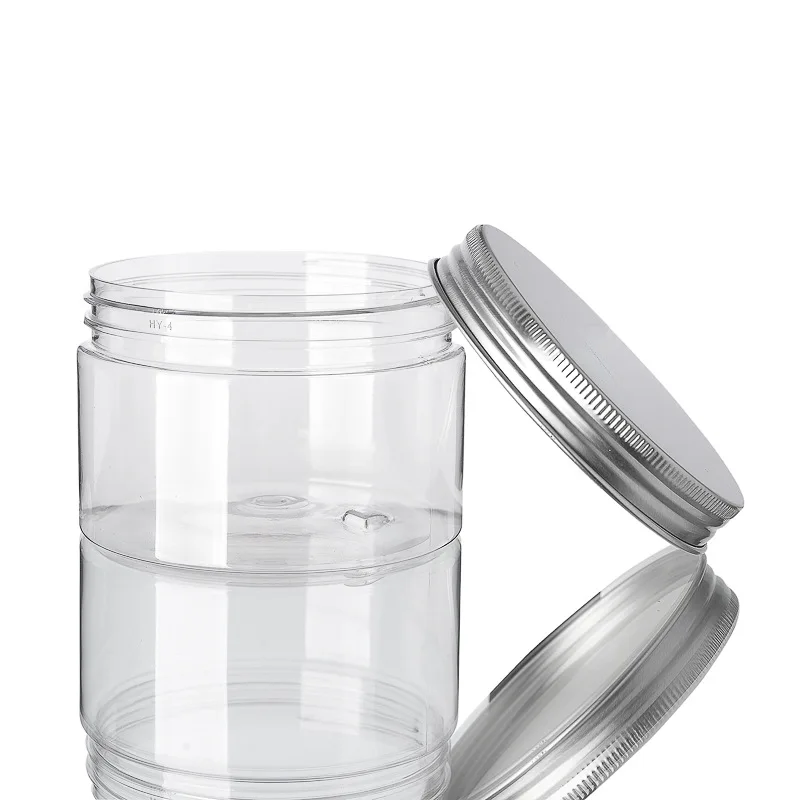 20Pcs 30/50/60/80/120/150ml Storage Jars With Lids Aluminum Round Canister Empty Plastic Cosmetic Jars Food Travel Bottle Pot
