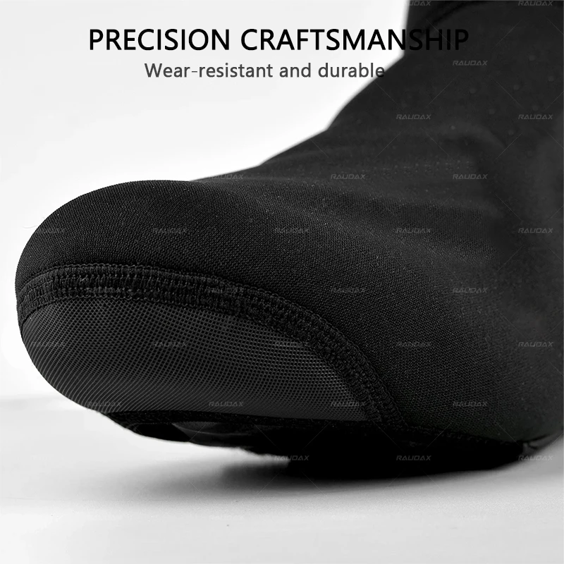 Raudax Cycling Shoe Cover 2023 Winter Thermal Cycling Shoe Cover Men's Outdoor MTB Bike Bicycle Overshoes Warm Cubre Ciclismo