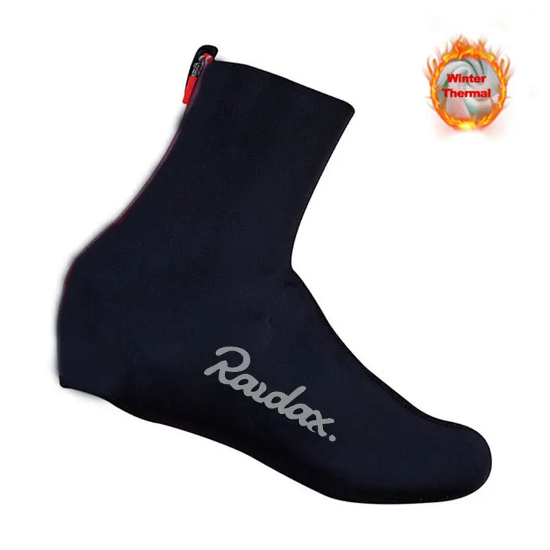 Raudax Cycling Shoe Cover 2023 Winter Thermal Cycling Shoe Cover Men's Outdoor MTB Bike Bicycle Overshoes Warm Cubre Ciclismo