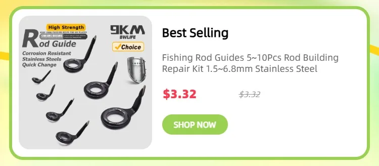 Fishing Rod Guides Ring 10Pcs~100Pcs Wear Resistant Ceramic Guide Ring Rod Repair Replacement Kit Alconite Ring Black 6mm~47.3mm