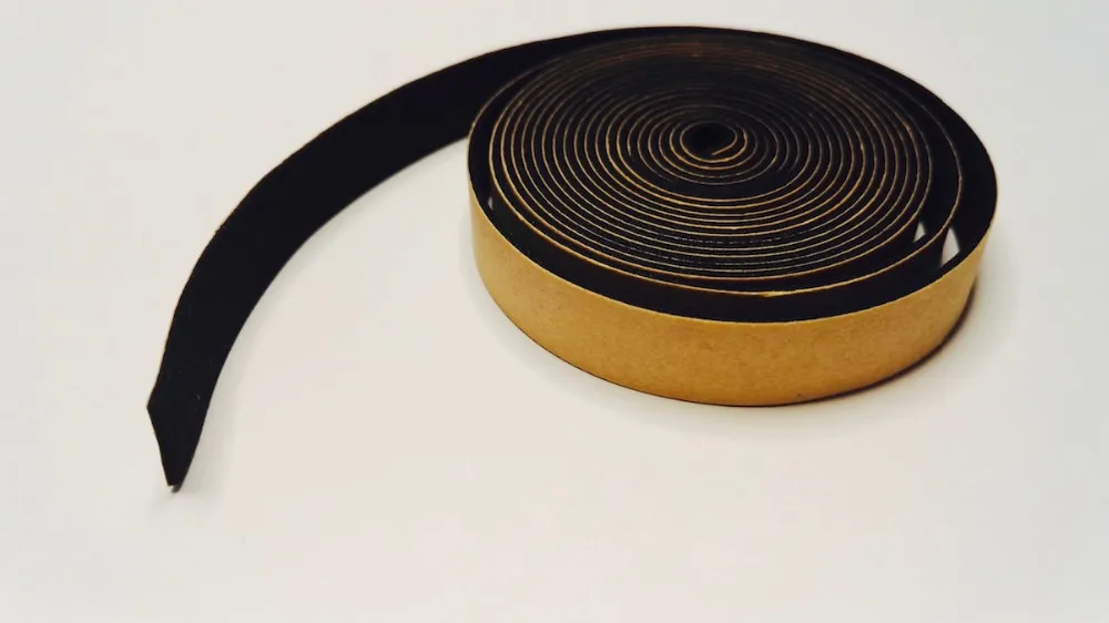 EPDM Neoprene Self-adhesive Tape Insulation Gasket Door Window Seals Cushion 2 5mm 10mm x 10 15 20 25mm 30mm 40mm 50mm 2m Black
