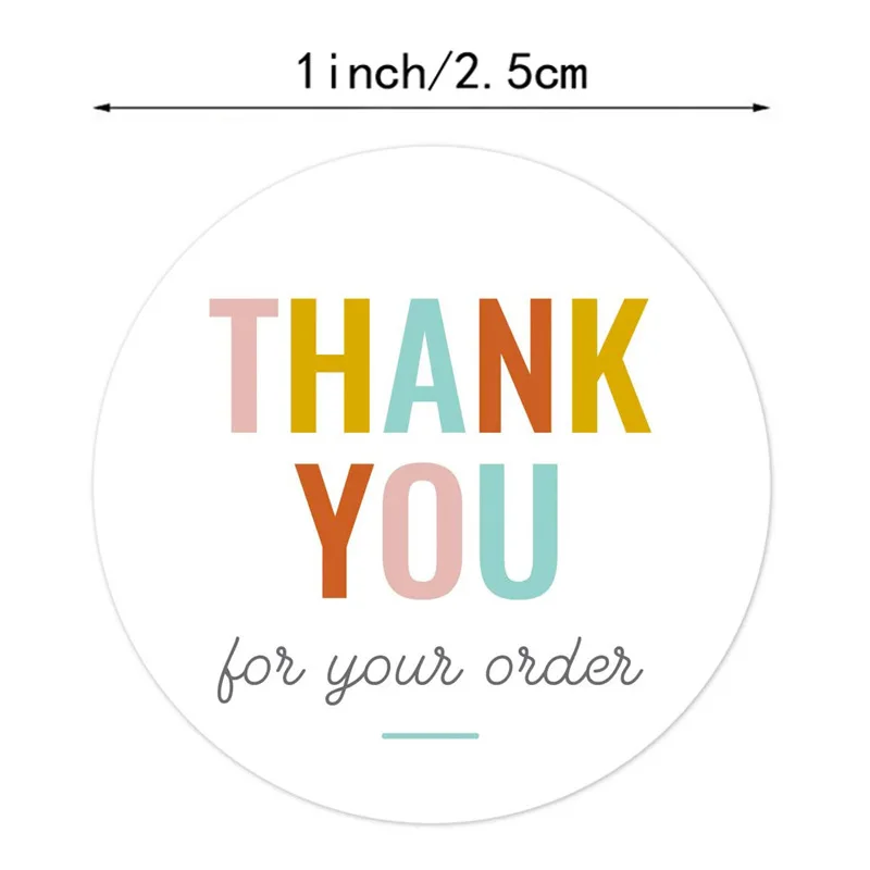 100-500pcs Thank You Wedding Decoration Sticker Hot Laser Rainbow Glitter Waterproof Sticker Birthday Party Gift Sealing Glue