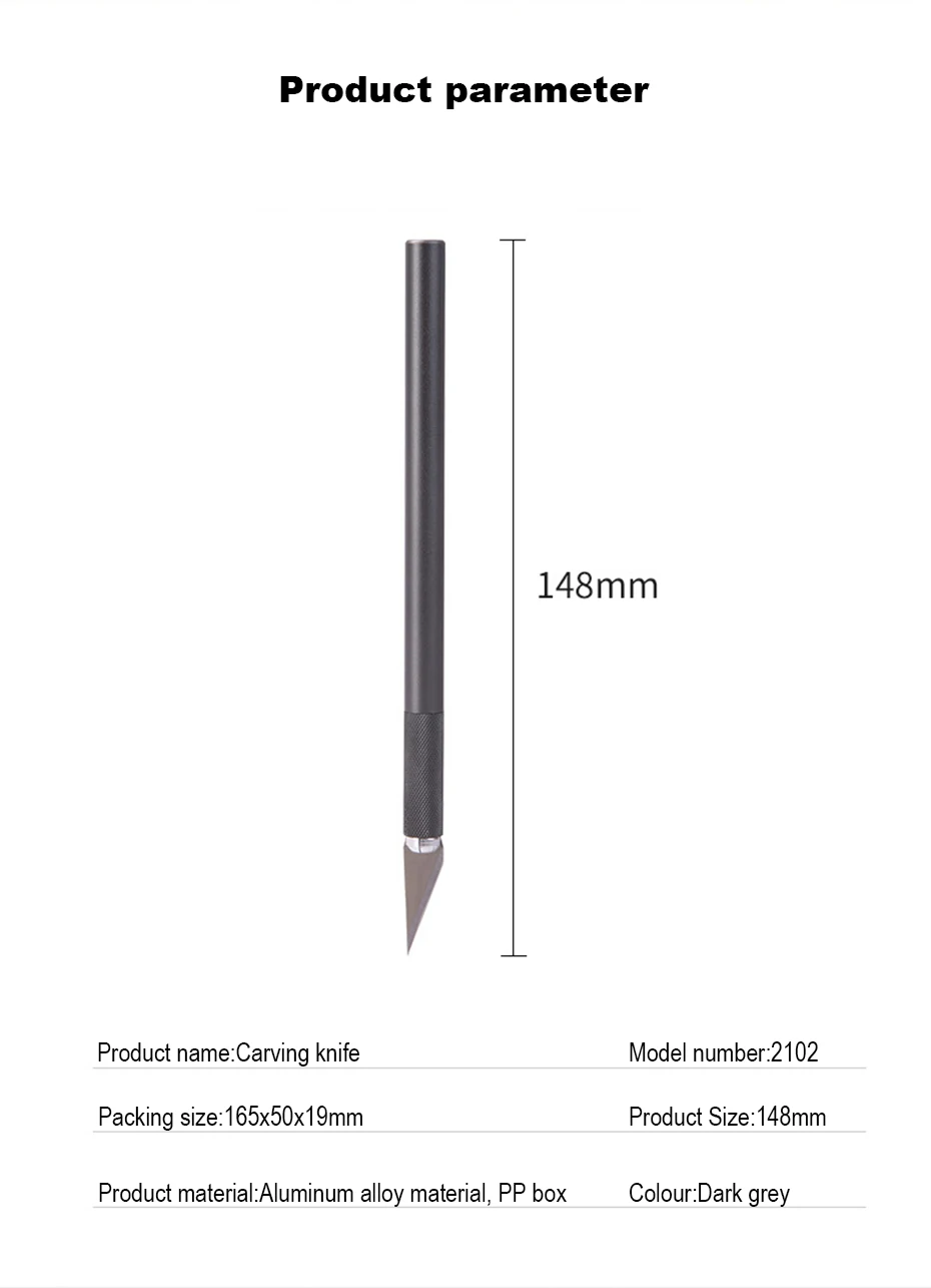 Deli Scalpel Blades Metal Precision Knife Cutter Engraving Craft Knives for Wood Paper Mobile Phone PCB Repair Tool Knives