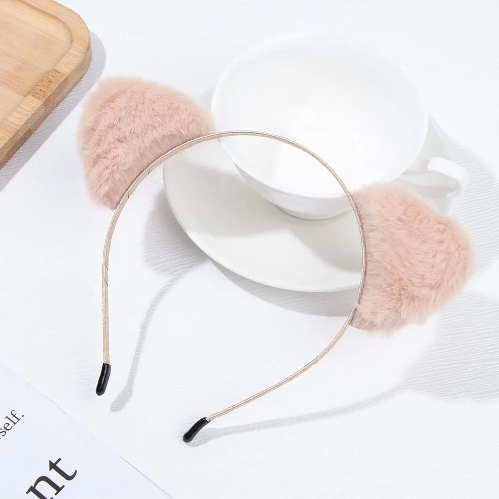 Anime Cosplay Cute Face Wash Plush Cartoon Hair Accessories Hair Hoop Hair Band Cat Ears Headband