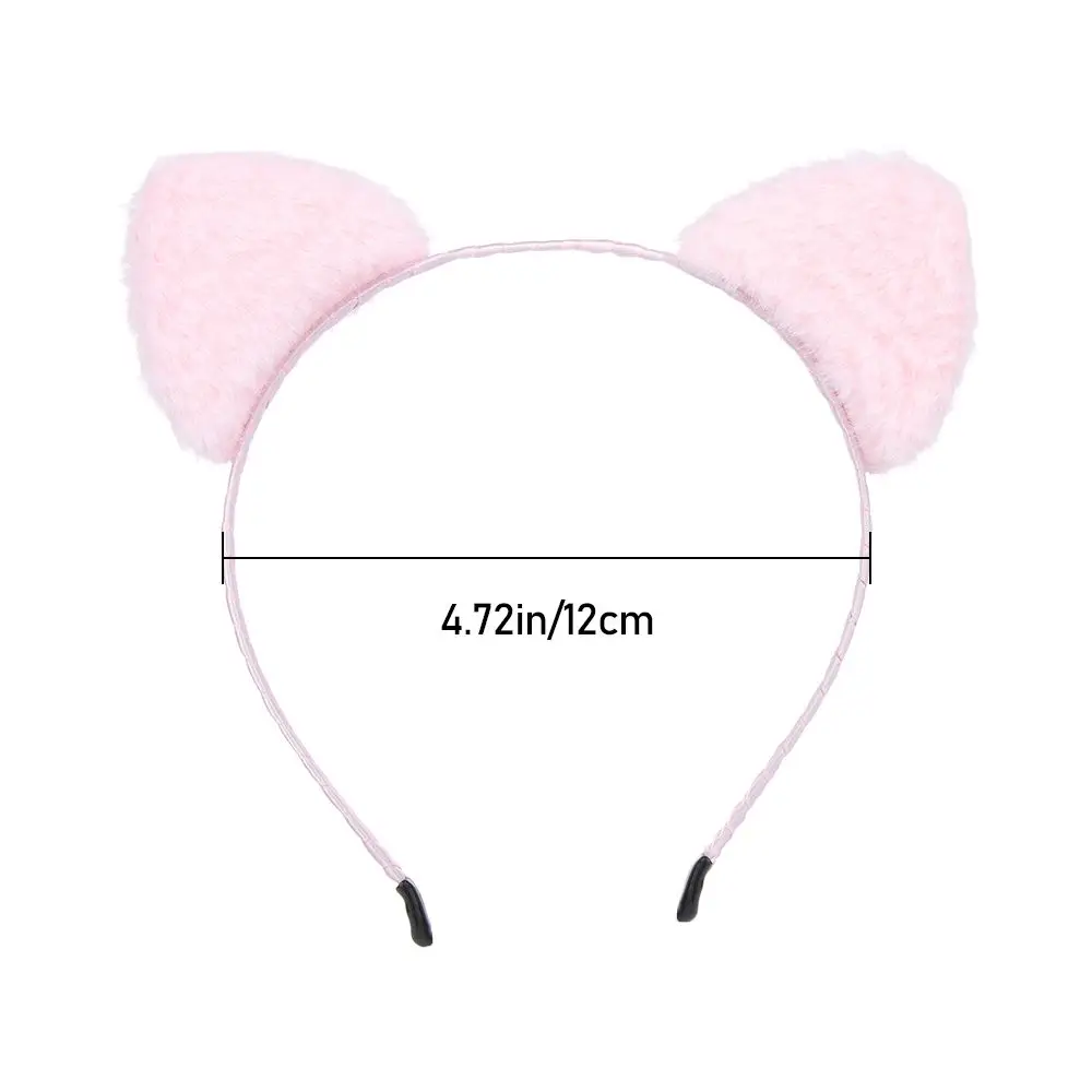 Anime Cosplay Cute Face Wash Plush Cartoon Hair Accessories Hair Hoop Hair Band Cat Ears Headband