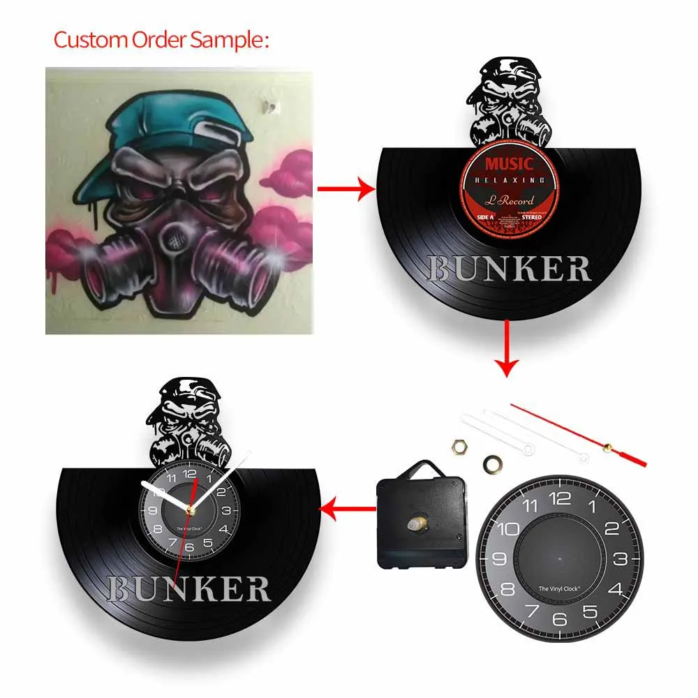 Hairdressing Tools Barber Shop Wall Clock Hair Salon Decor Color Changing Contemporary Hairdressing Watch Gift For Hairdressers
