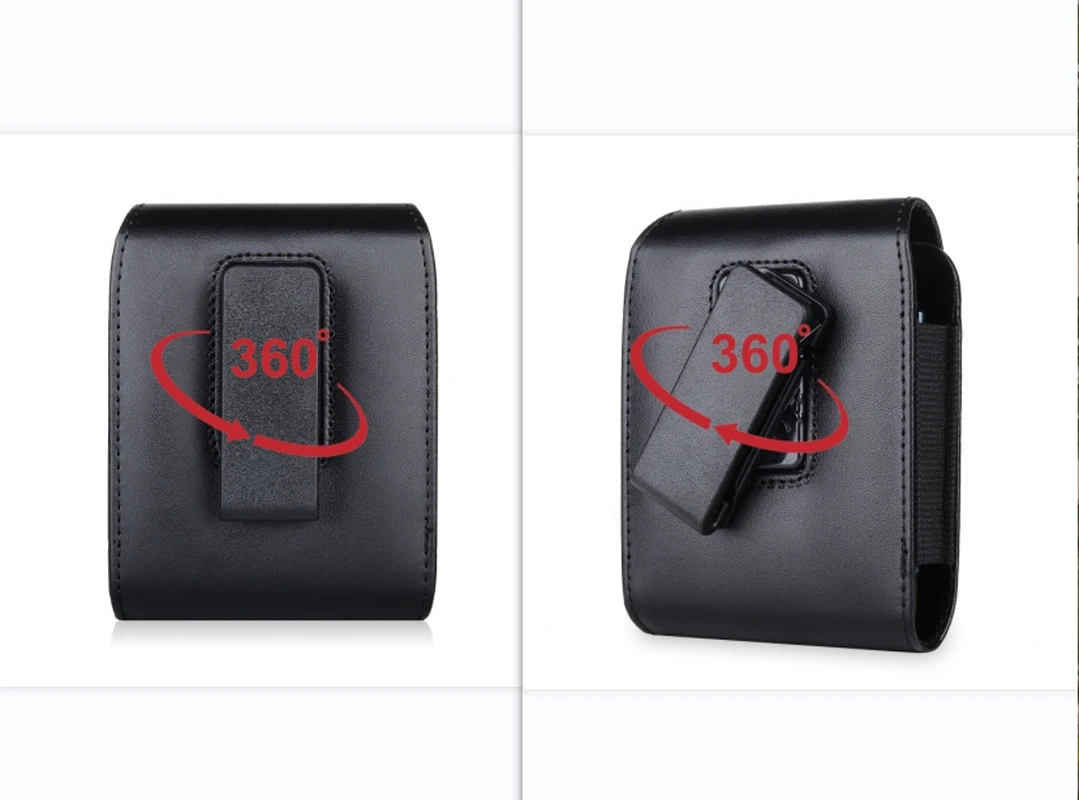 For Samsung Galaxy Z Flip 8 /Flip 7 /Flip 6 Flip 5 /Flip4 Belt Clip Holster Case Cover PU Leather Waist Bag For Motorola Razr 60