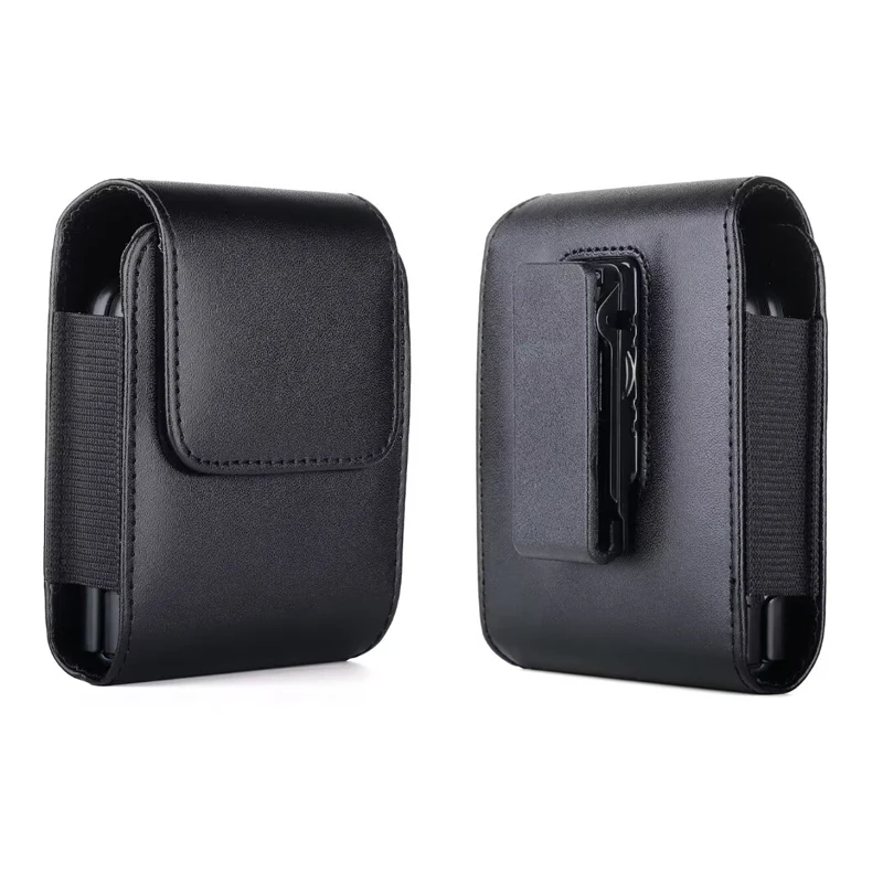 For Samsung Galaxy Z Flip 8 /Flip 7 /Flip 6 Flip 5 /Flip4 Belt Clip Holster Case Cover PU Leather Waist Bag For Motorola Razr 60