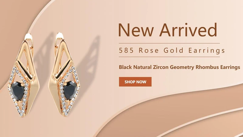Kinel Luxury 585 Rose Gold Crystal Flower Earrings Ring Sets for Women Natural Zircon Bridal Wedding Vintage Jewelry Sets