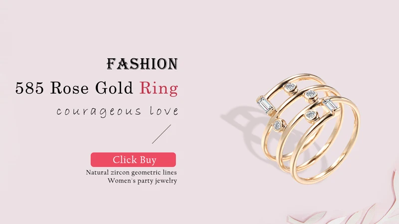 Kinel Luxury 585 Rose Gold Crystal Flower Earrings Ring Sets for Women Natural Zircon Bridal Wedding Vintage Jewelry Sets