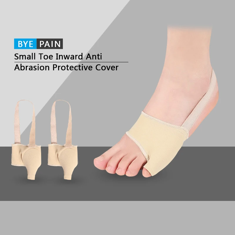 1Pair Tailor Bunion Corrector Pads Splint for Bunion Pinky Toe Relief Toe Straightener, Little Toe Separator With Anti-Slip