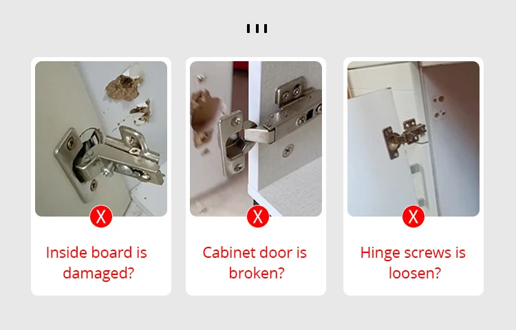 KAK Stainless Steel Cabinet Hinge Repair Plate 1-8 Pack Door Hinge Mounted Plate with Screws Furniture Hardware Accessories