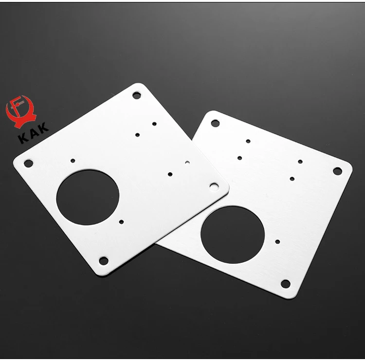 KAK Stainless Steel Cabinet Hinge Repair Plate 1-8 Pack Door Hinge Mounted Plate with Screws Furniture Hardware Accessories