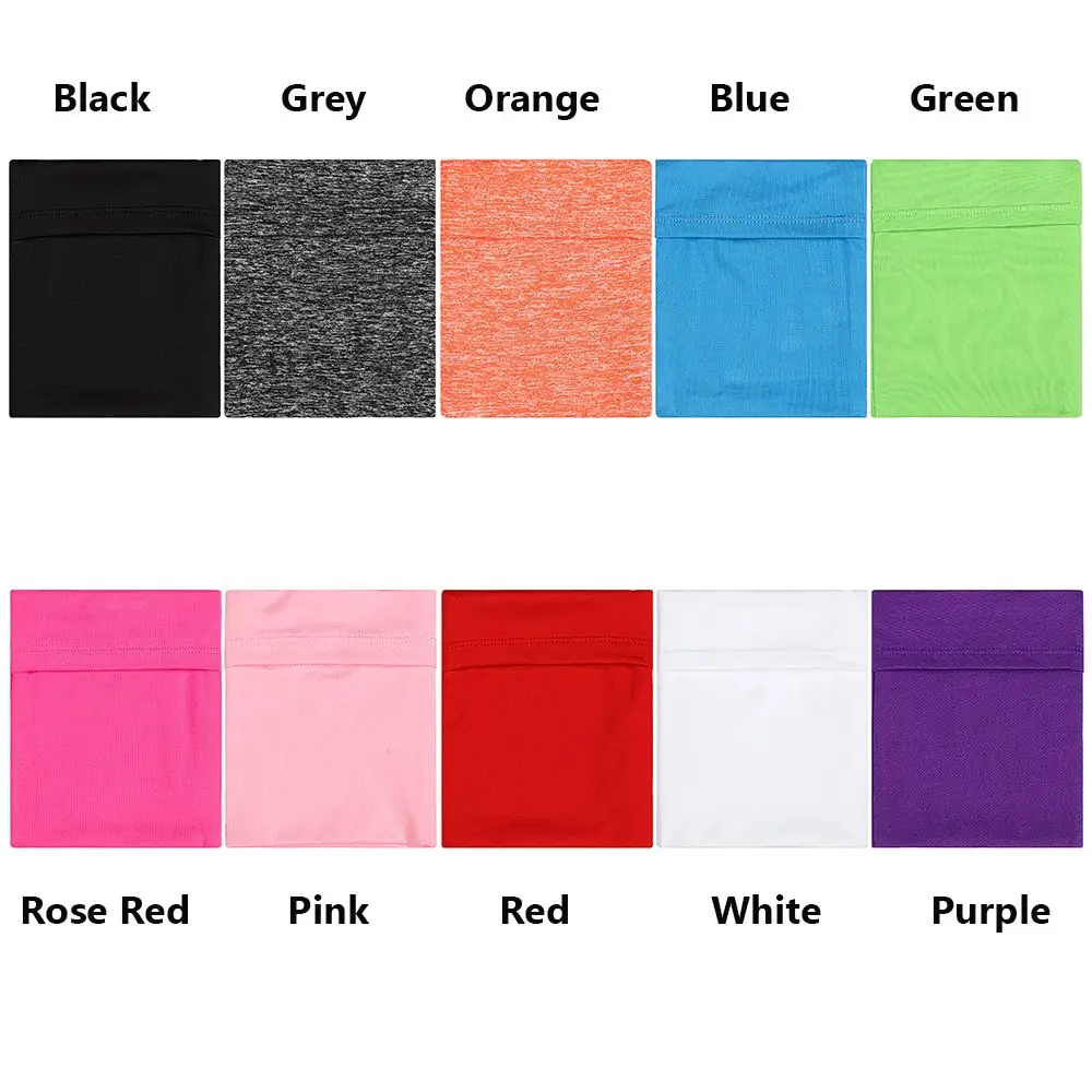 Universal Portable Elastic Mobile Phone Arm Bag Running Bags Sports Armband Men Women Colorful Simple Fitness Gym Bags Pouch