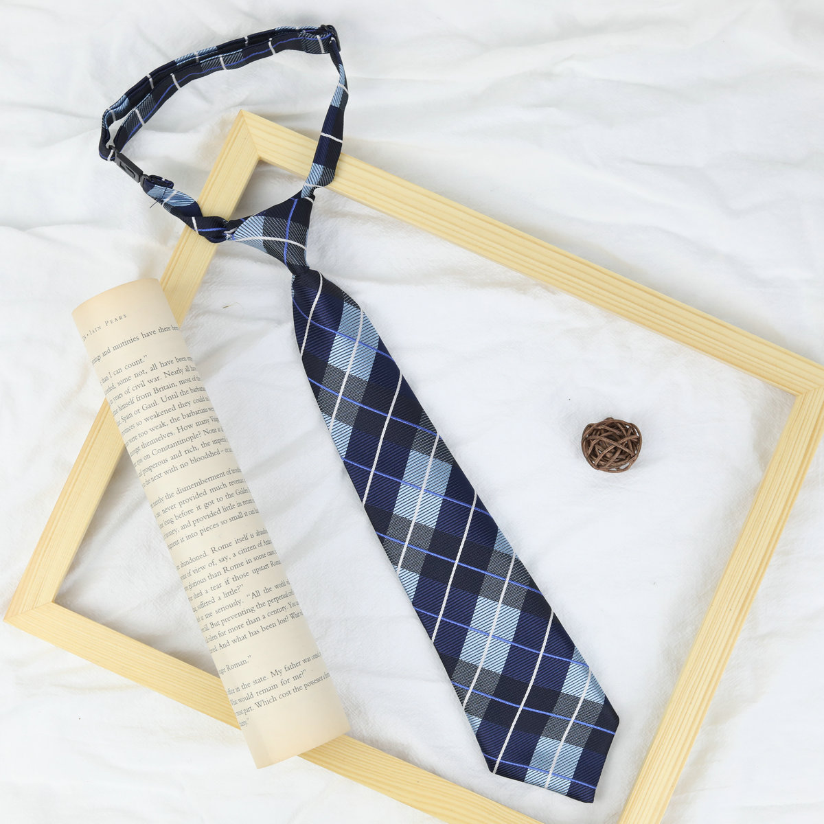 33*6cm/13*13cm JK Ties Women Plaid Neck Tie Girls Japanese Style for Jk Uniform Cute Necktie Plaid Uniform School Accessories