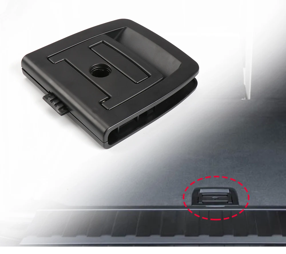 For BMW F15 F16 Car Trunk Tail Cover Bottom Plate Mat Floor Carpet Handle Spare Tire Cover Lock Replace For BMW X5 X6 2014-2019