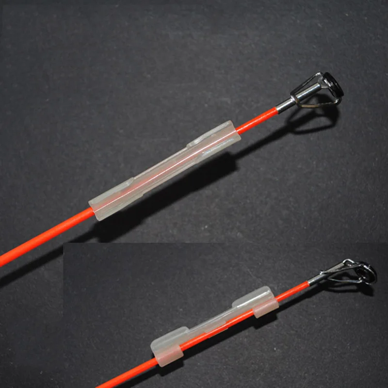 8pcs Luminous Lightstick Holder NEW Night Fishing Rod Tip Light Holder Clip Used on Fishing Rod for Chemical Light Stick J308