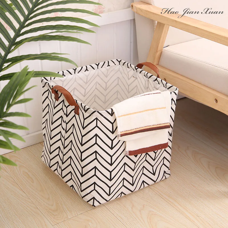Folding Storage Basket For Kids Toys Organizer Storage Box Toys Basket Sundries Laundry Basket Storage Organizer Box Containers