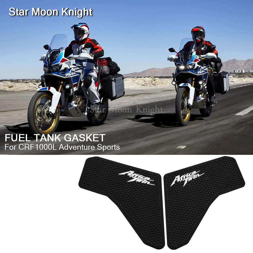 For Honda Africa Twin CRF1000L ADV Sports Motorcycle Tank Pad Protector Sticker Decal Gas Knee Grip Tank Traction CRF 1000 L