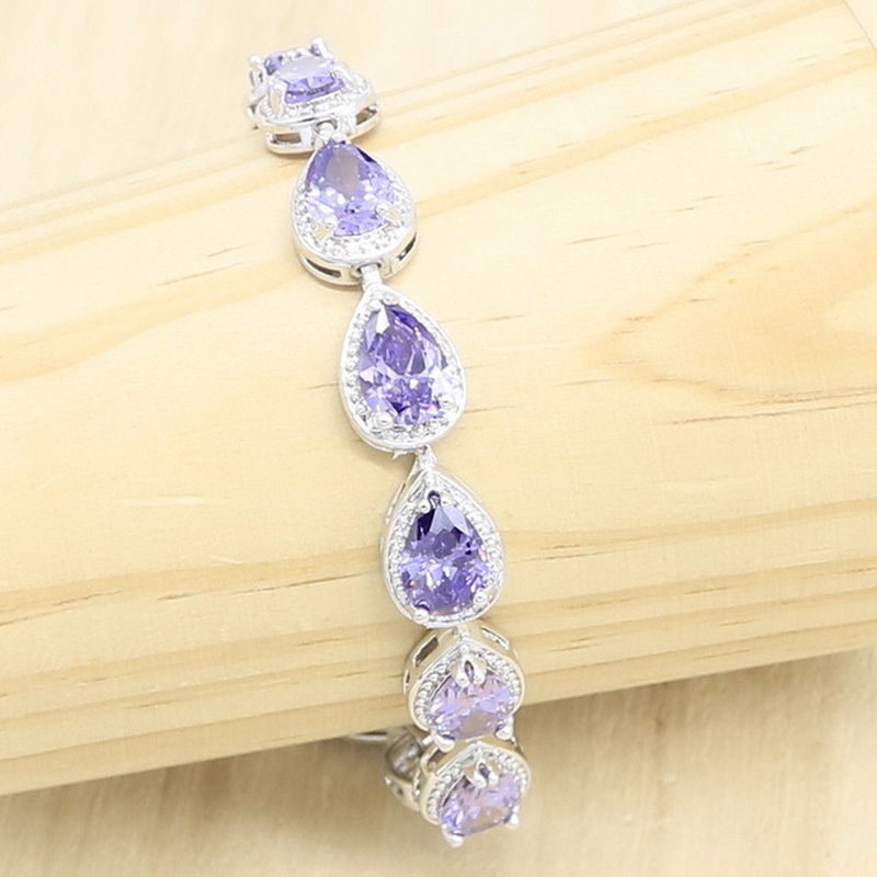 Elegant Shiny Water Drop Zircon Bracelet Fashionable Charm Jewelry Suitable for Daily and Banquet