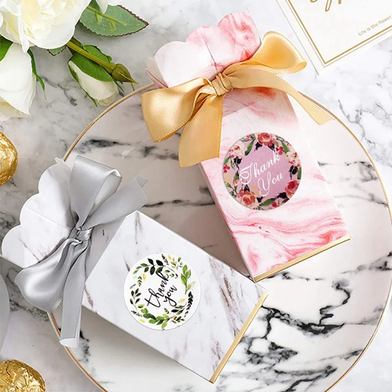 100-500pcs Gold Foil Handmade With Love Stationery Seal Labels 1 inch Sticker for DIY Gift Small Business Packaging Decoration