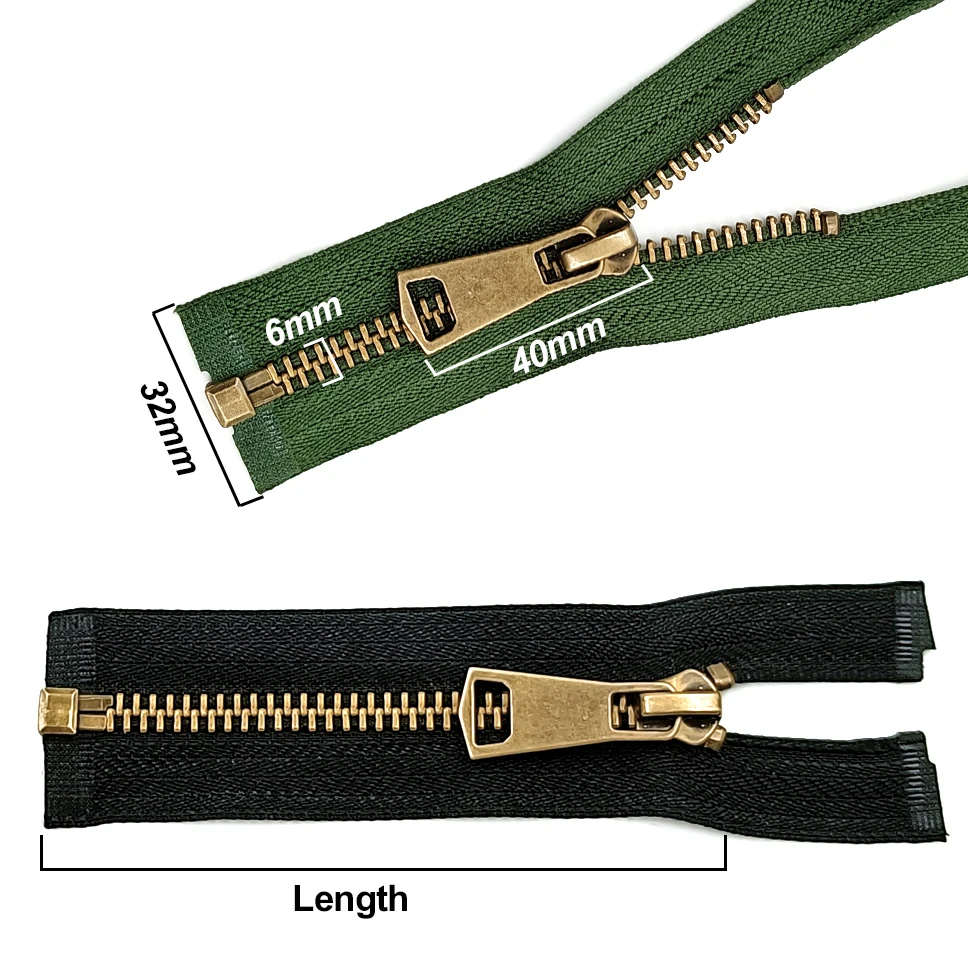 5# Colorful High Quality Open-End Auto Lock Copper Metal Zipper Diy Handcraft For Clothing Pocket Garment Shoes Bags Sewing